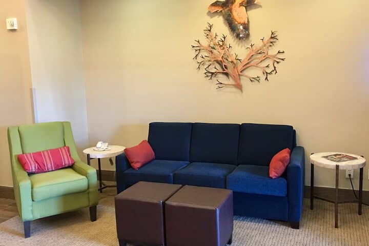 Lobby sitting area